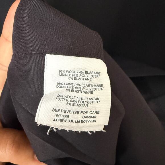 J.Crew sz S Black work career formal sheath knee length Dress - Picture 7 of 9